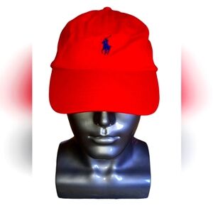 Polo Ralph Lauren Cap/Red/Adjustable Head Strap